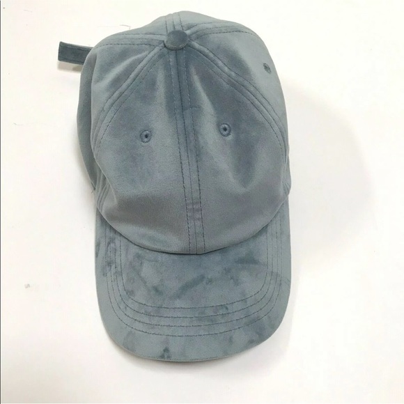 American Eagle Outfitters Blue Velvet Minimalist Baseball Cap Hat - Picture 2 of 6